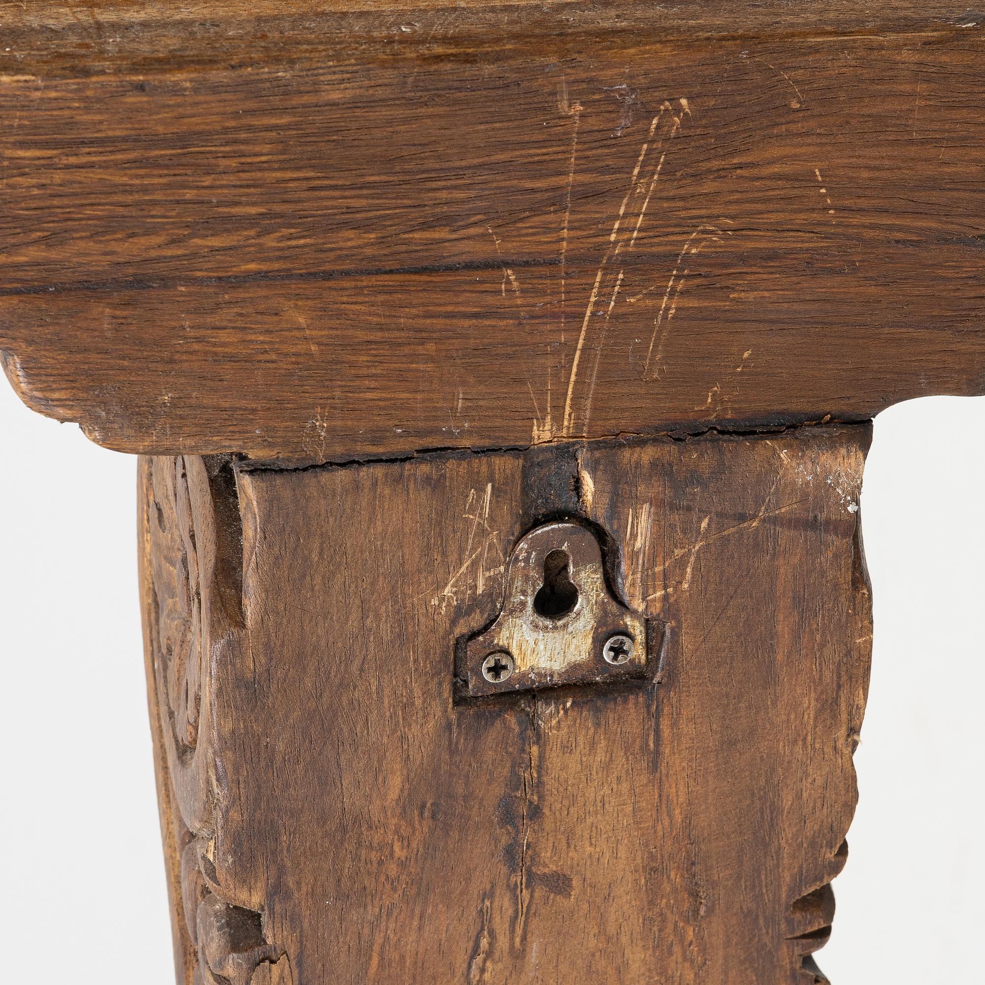 Shelf/console, circa 1900.