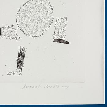 David Hockney, "He Tore Himself in Two" from "Six fairy tales from the Brothers Grimm".