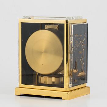 JAEGER-LE COULTRE, Atmos, "Black Chinoiserie Marina", table clock, 24 x 18,5 x 12,5 cm.