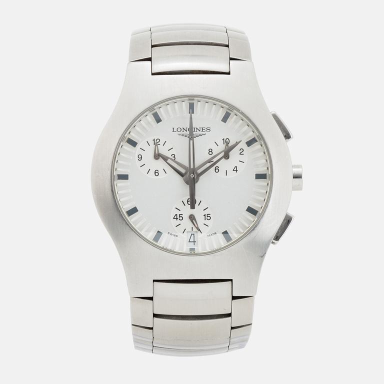 LONGINES, Oposition, chronograph, wristwatch, 38 mm.