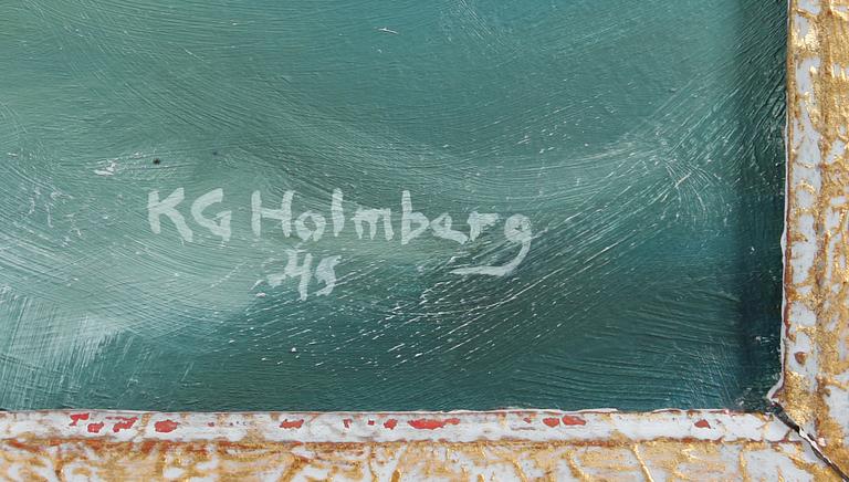 KARL GUSTAV HOLMBERG, olja på duk, sign o dat "45".