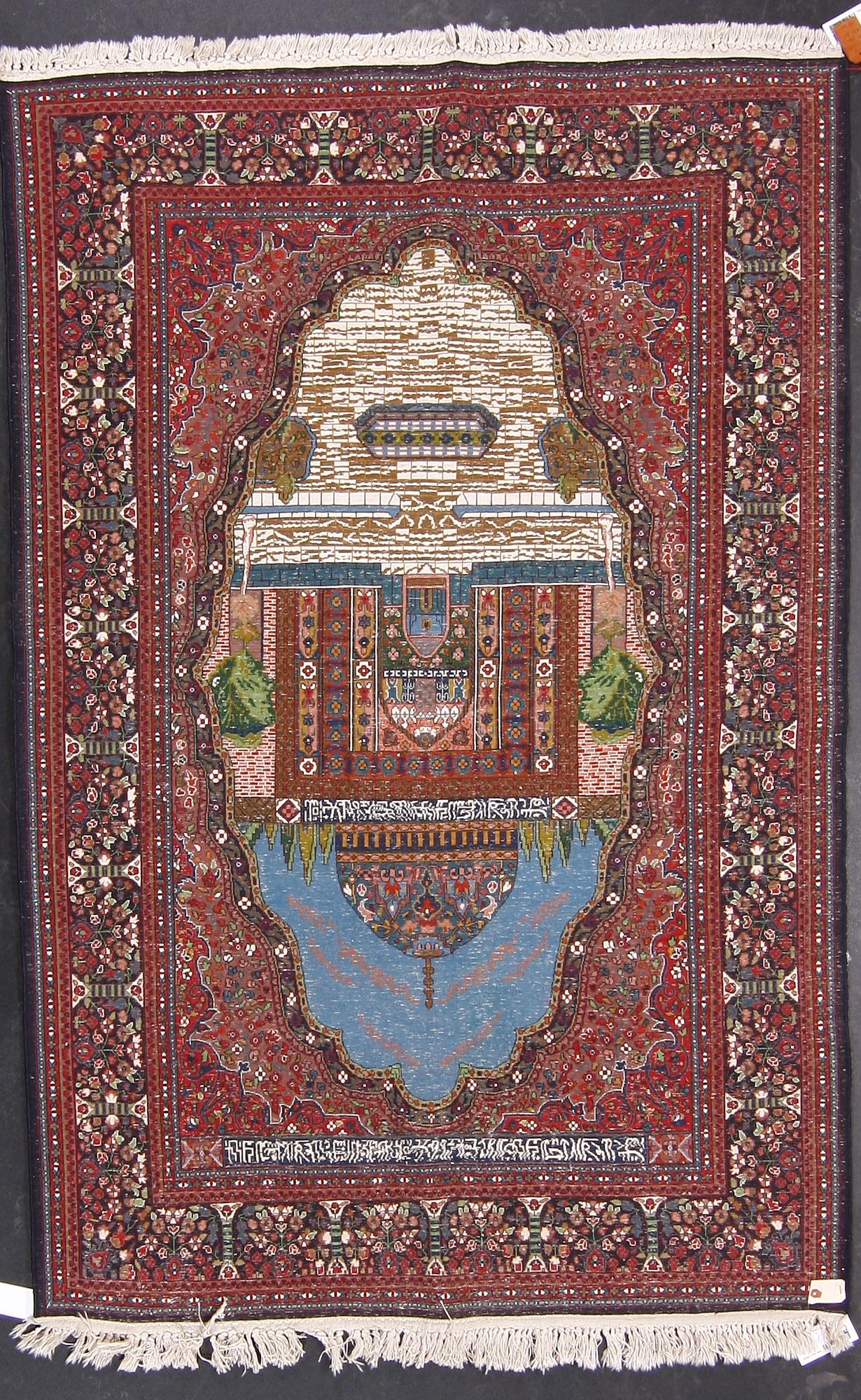 MATTA, orientailsk, figural, ca 185x125.