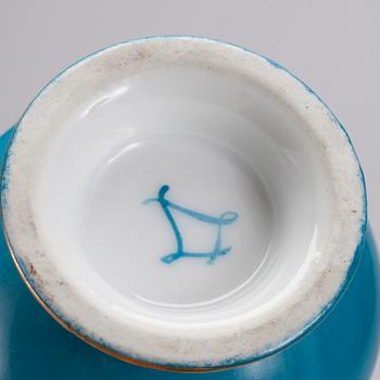 SERVISDELAR, 11 st, Sèvres-liknande märke, 1800-tal.