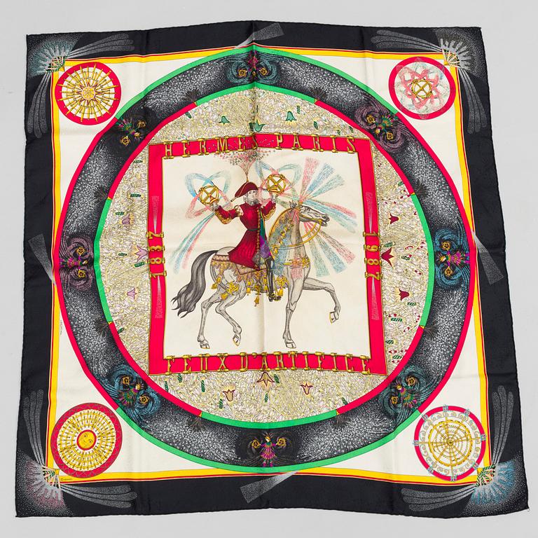 HERMÈS, scarf "Feux d'Artifice".
