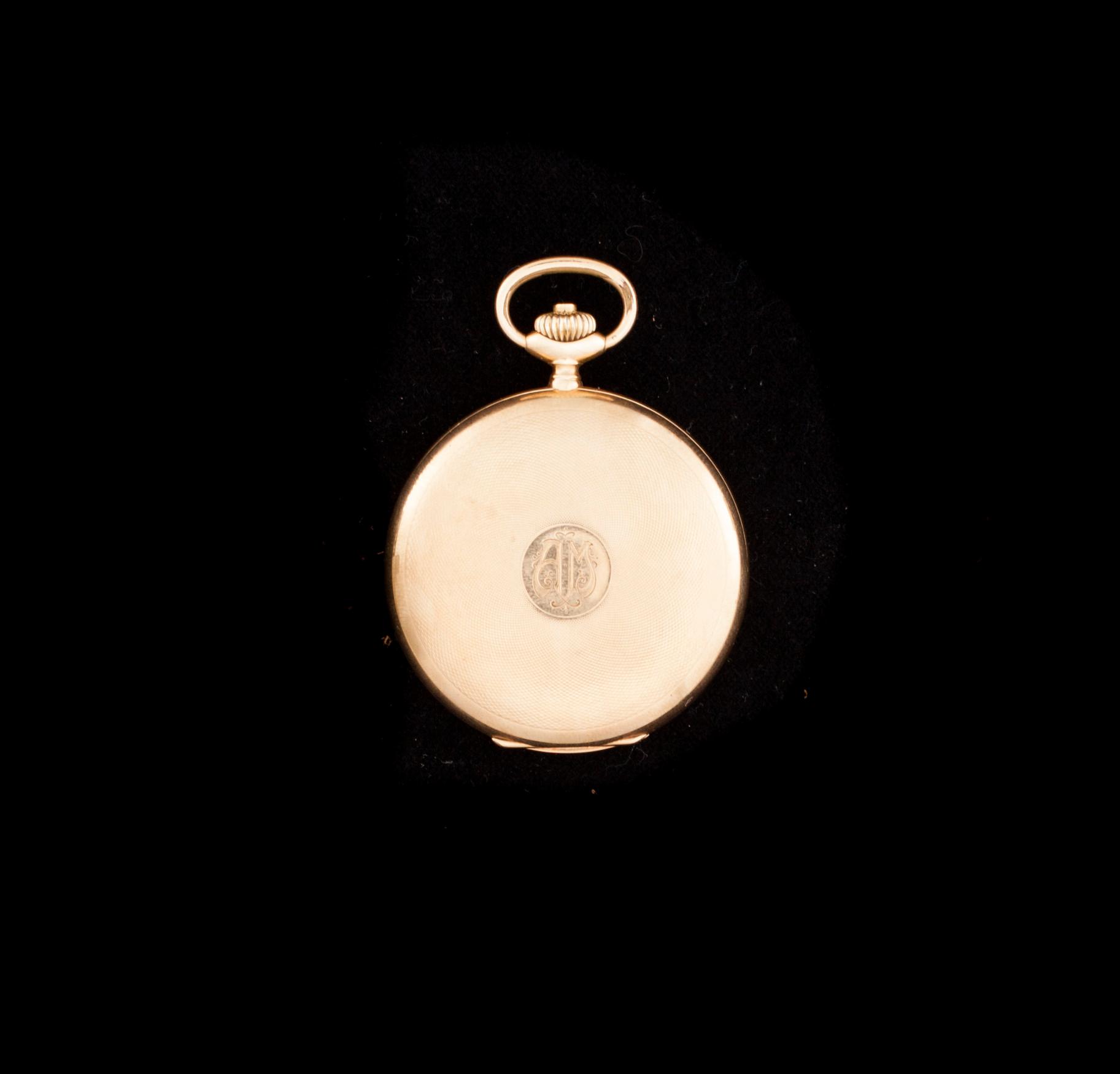 FICKUR, guld 14 K, Eterna Chronometre.