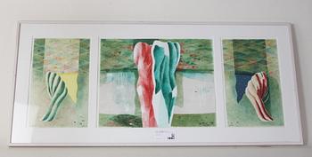 GRIPENHOLM, ULF. Färglitografier, 3 st, sign.