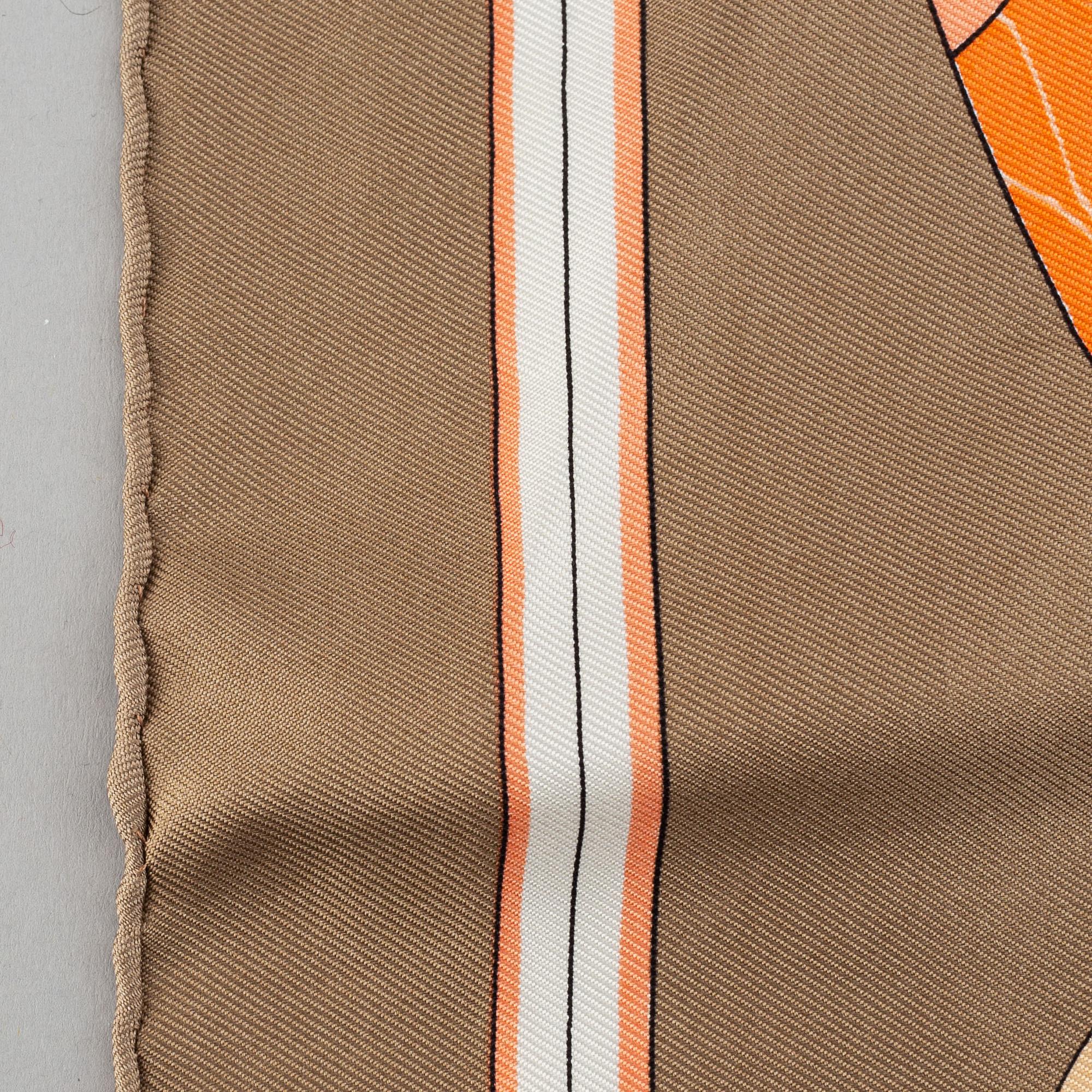 Hermès, Scarf, "Fleurs De Lotus".