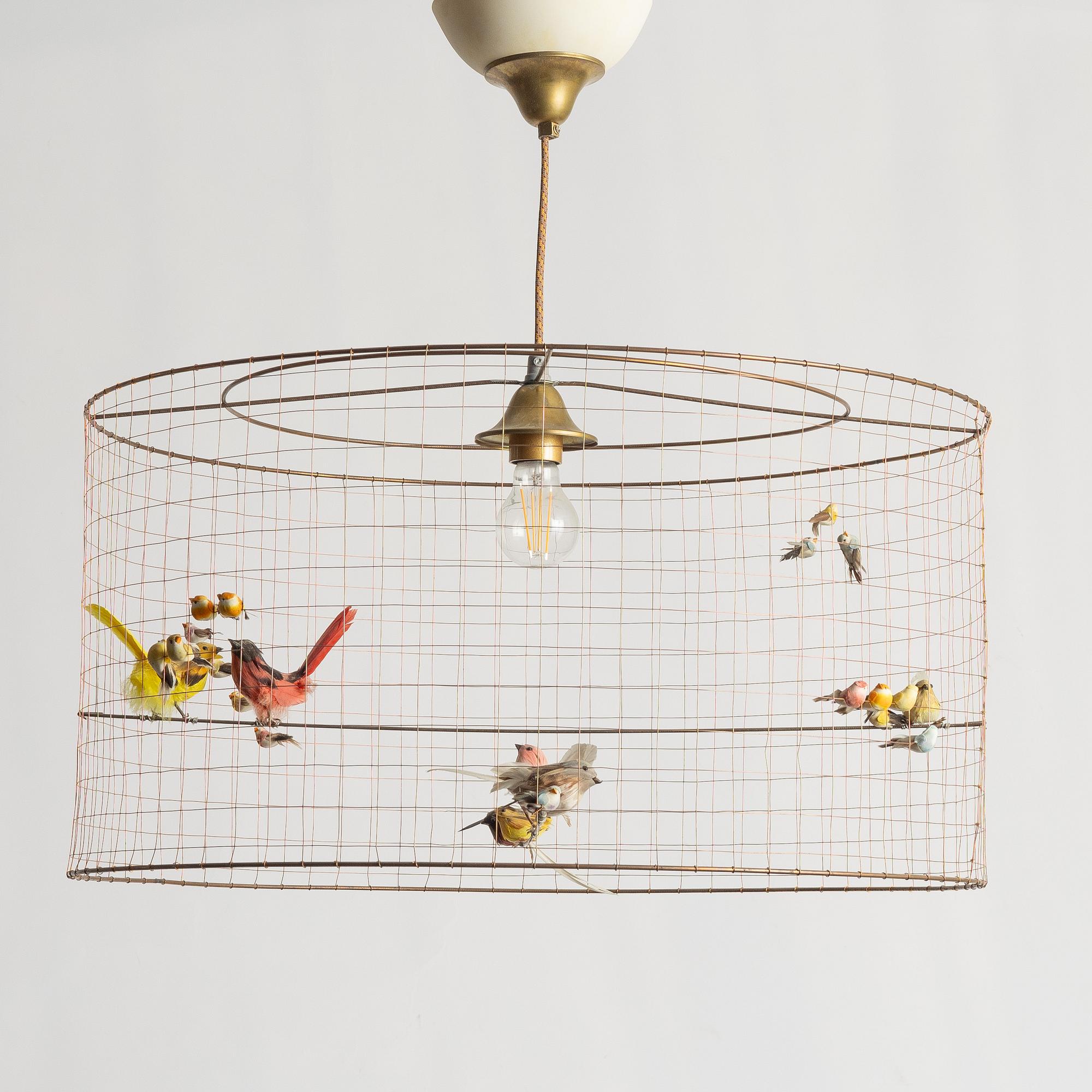 Mathieu Challieres, taklampa, "GrandVolière", Challiéres 2000-tal.