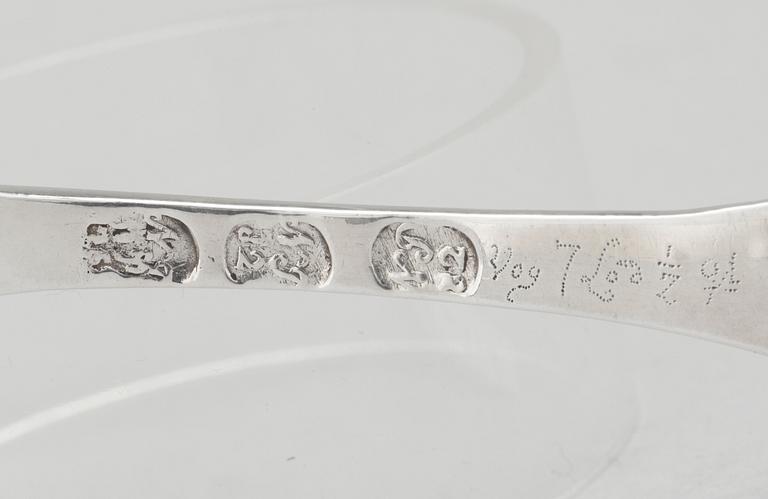 TÅRTSPADE, av Niels Pihl, Köpenhamn 1782.