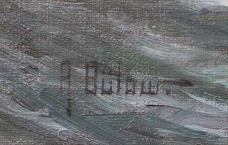 AGNES VON BÜLOW, olja på duk, sign.