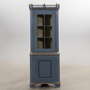 Corner cabinet, K.A. Roos, Helsingborg, second half of the 20th century.
