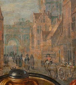 Joachim Beuckelaer, A fish market outside the city gate of Antwerp.