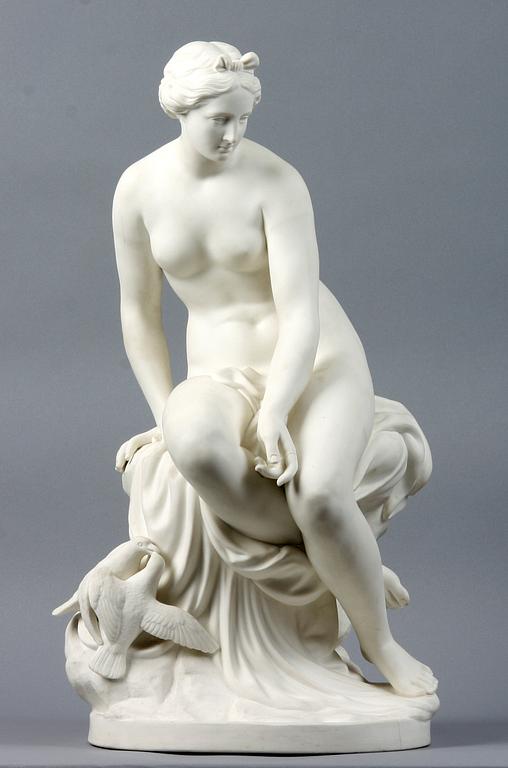 STATYETT, parian, GustaFsberg, 1891.