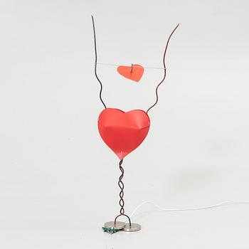 Ingo Maurer, table lamp, "One from the heart".