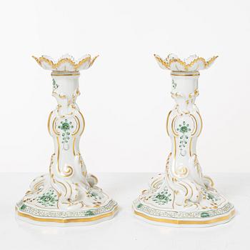 Meissen, servisdelar, 5 delar, tidigt 1900-tal.