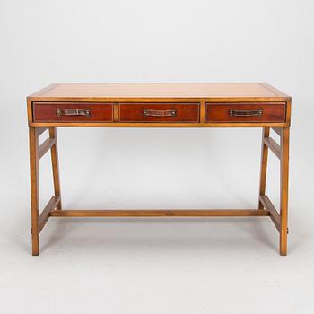 Desk and chair, late 20th century.