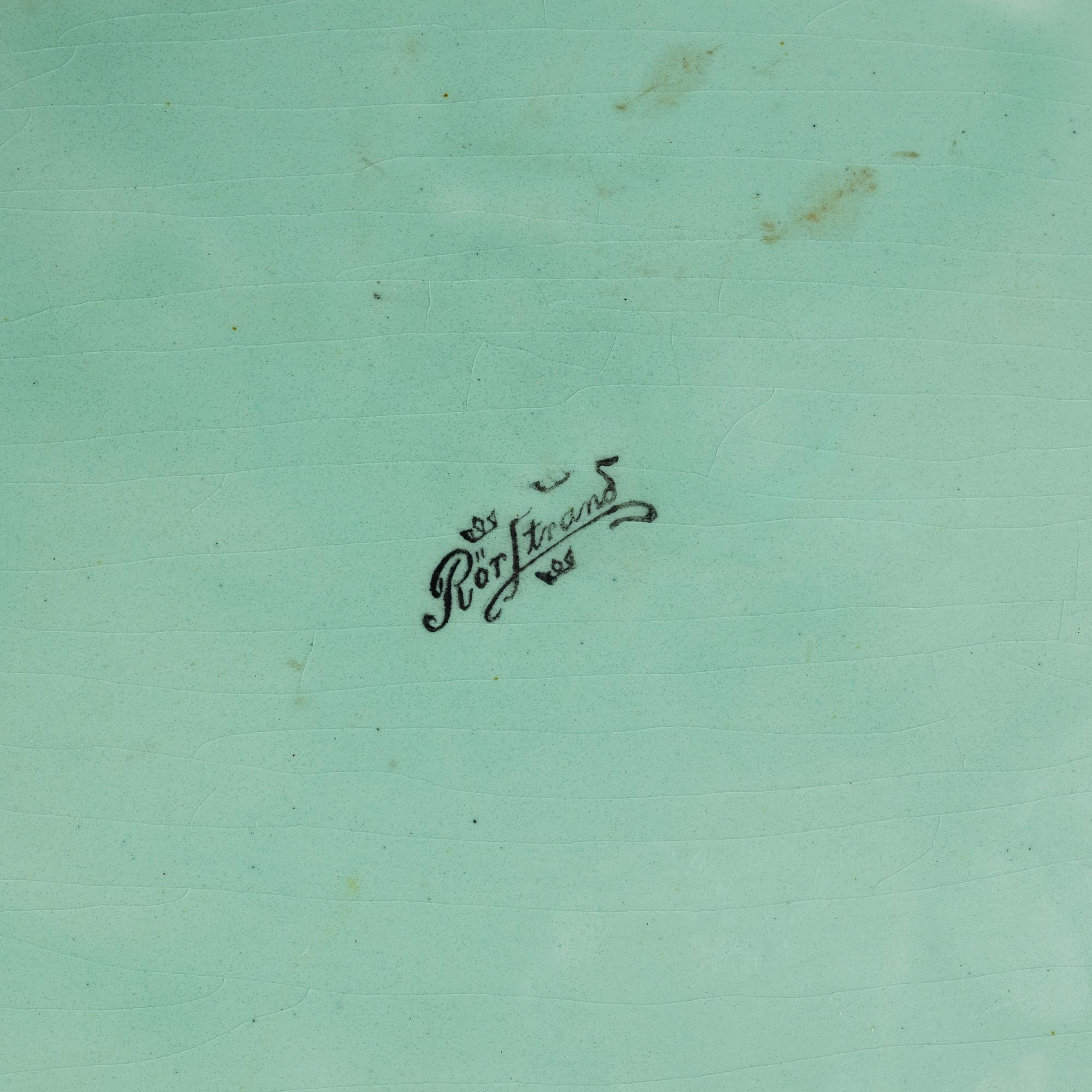 Ilse Claesson, attributed to, an Art Deco tray, Rörstrand, 1930's.