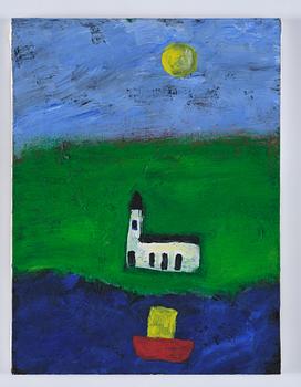 Roger Risberg, "Pojke med boll" samt Utan titel.