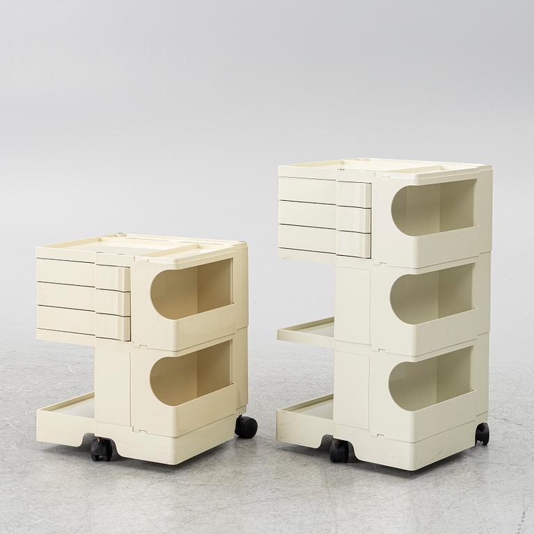 Joe Colombo, a 'pair of 'Boby' plastic chest of drawers, Bieffeplast, Padova, Italien.