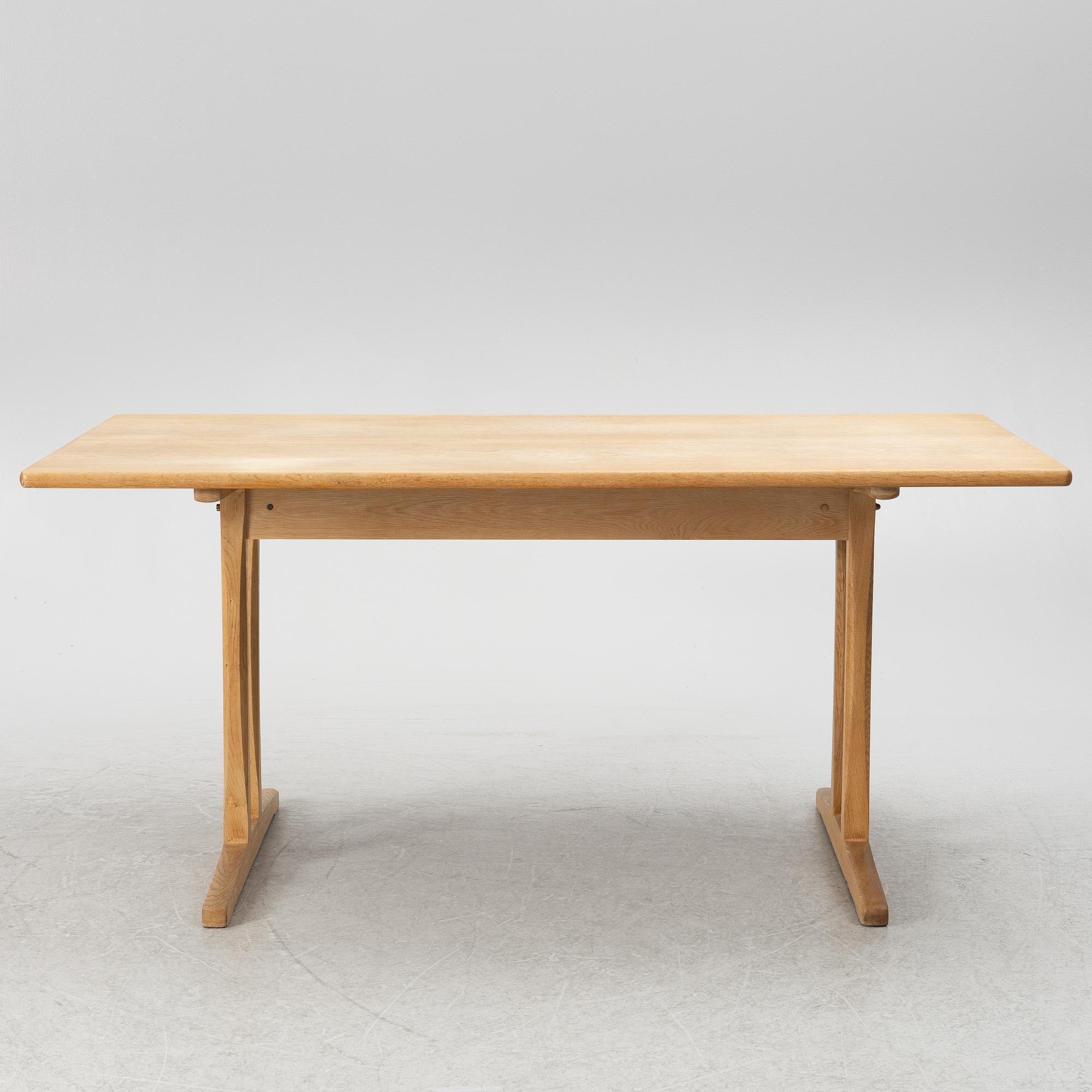 Børge Mogensen, dining table, "Shaker table", FDB, Denmark, second half of the 20th century.