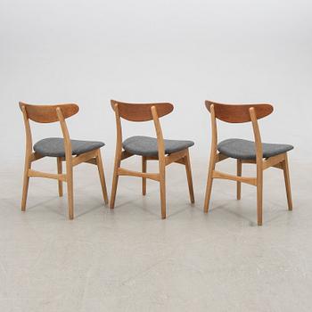 Hans J. Wegner, Chairs 6 pcs, "CH-30", 1950s-60s.