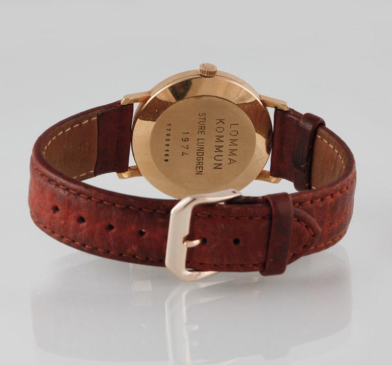 ARMBANDSUR, herr, Longines, 14 k guld, ca 1970-talet,vikt 34,7 g.