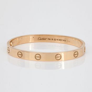 A Cartier "Love" bracelet.