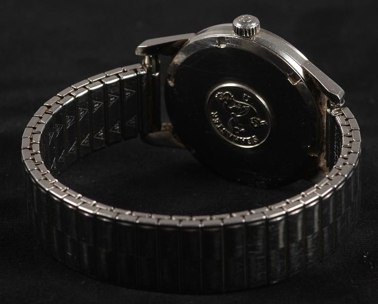 HERRARMBANDSUR, stål, Omega Seamaster,