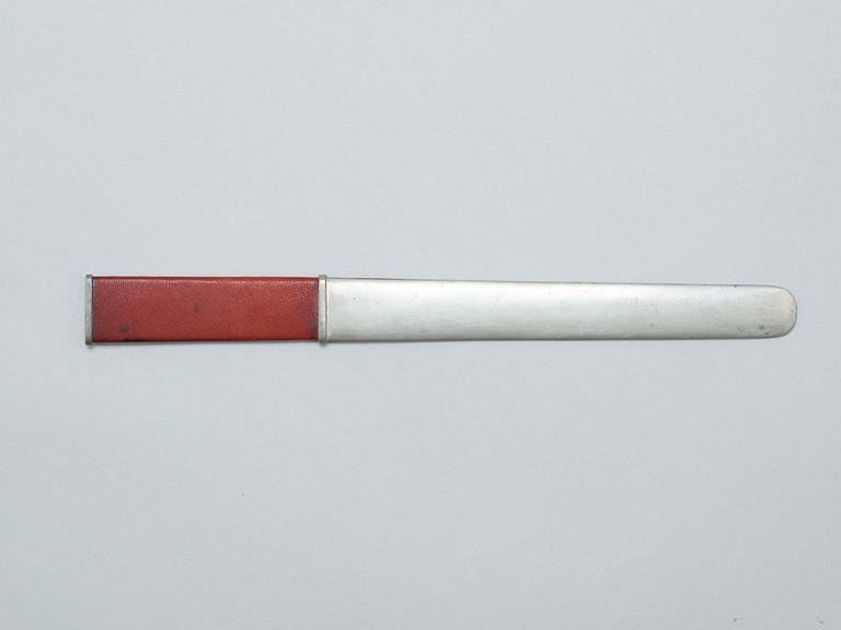 A Svenskt Tenn pewter letter opener, unmarked, Stockholm.