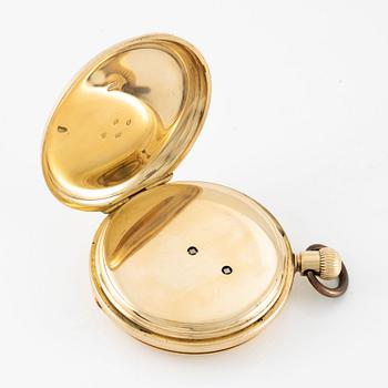 Victor Kullberg, London, hunter, "Power reserve", ca 1870.