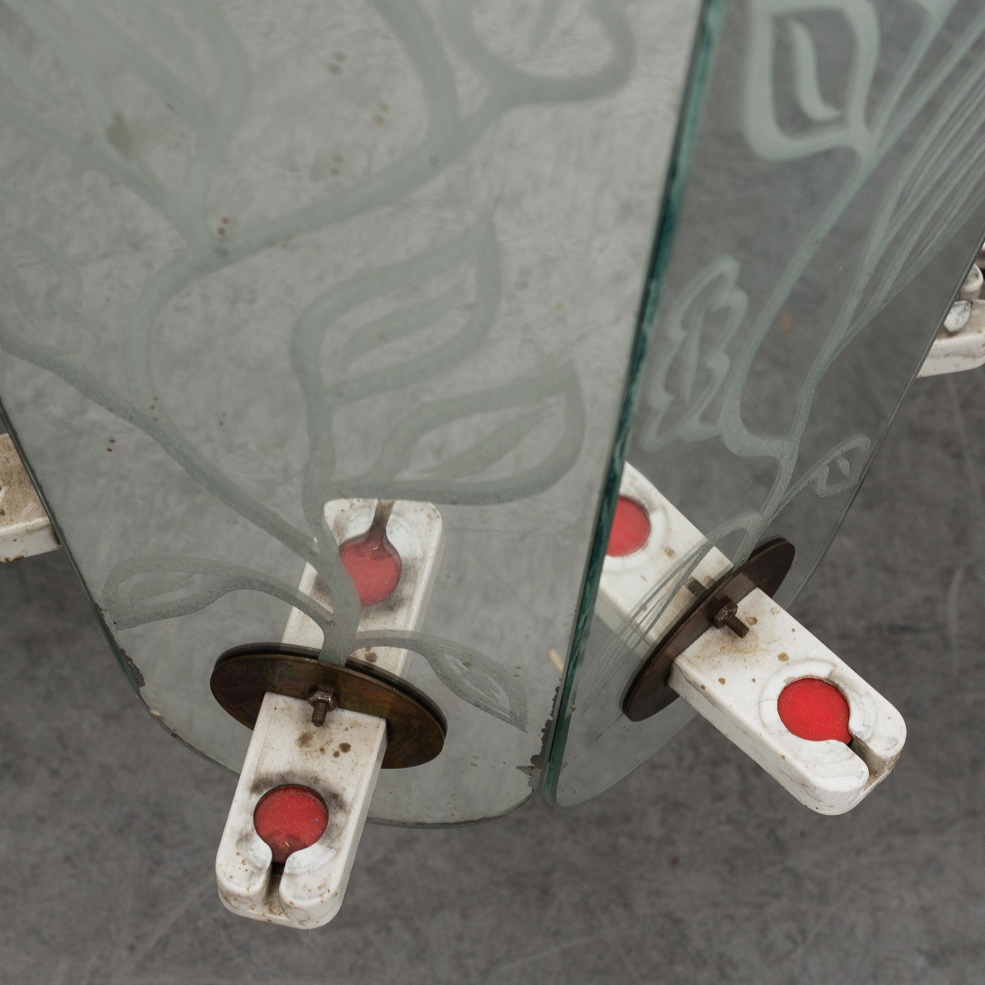 A Swedish Modern ceiling lamp, 1930-40's.