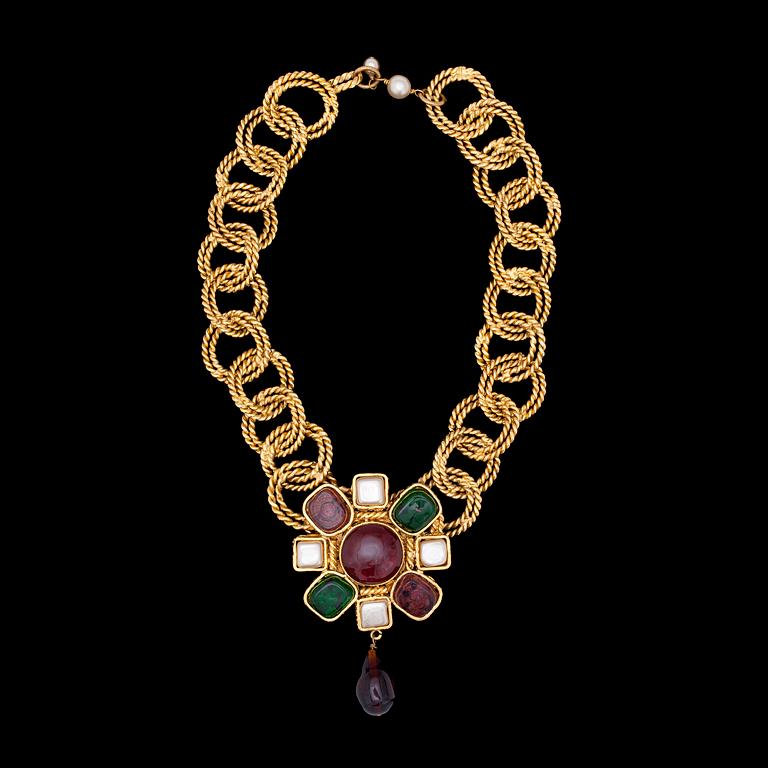 A necklace by Chanel.
