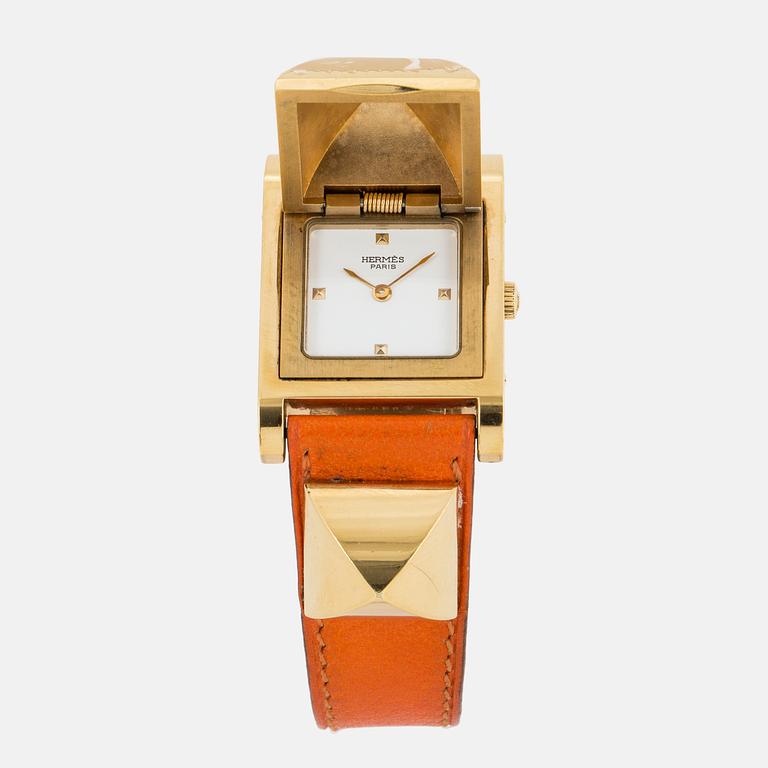HERMÈS, "Medor", wristwatch, 23 x 32 mm.