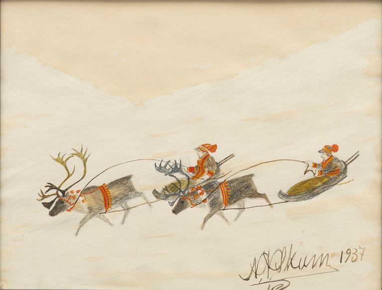 Nils Nilsson Skum, Reindeer harness.