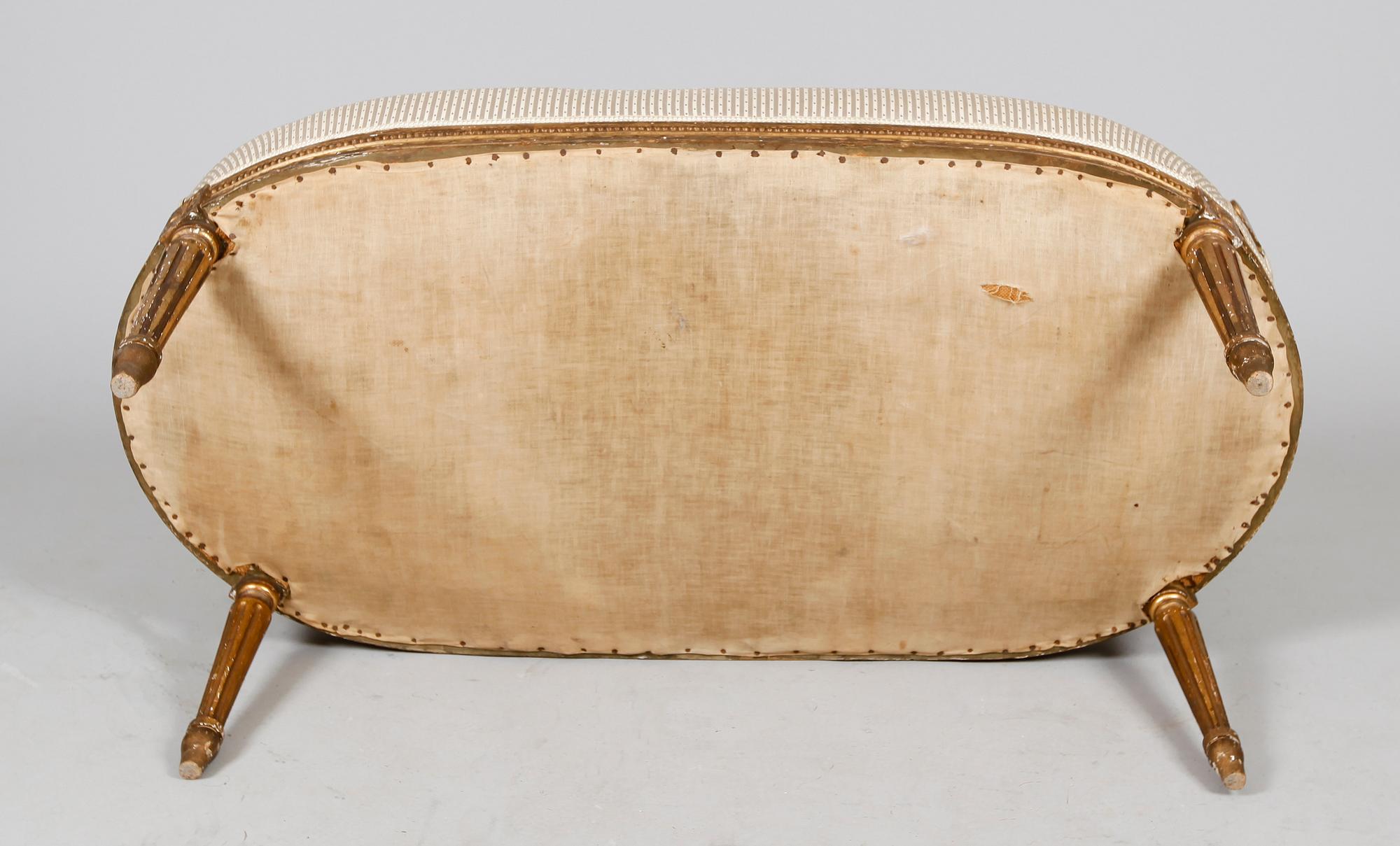 SOFFA, gustaviansk stil, sent 1800-tal.