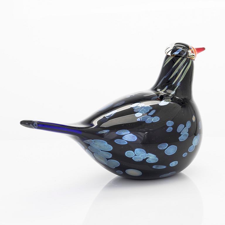 Oiva Toikka, glasfågel/ årsfågel 2003, signerad O. Toikka 2003. I original trälåda.