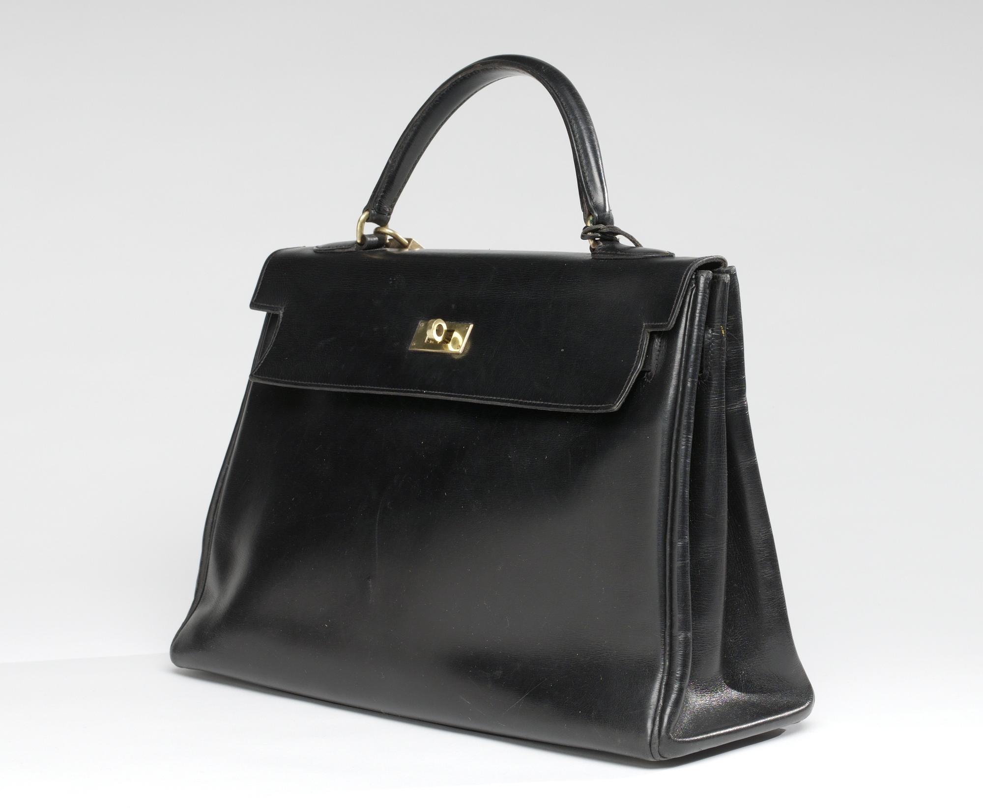 HANDVÄSKA, Hermès. Modell "Kelly".