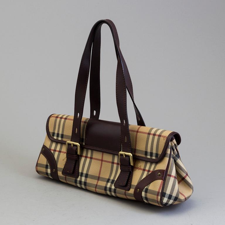 BURBERRY, an 'Ecordelia' vinyl handbag.