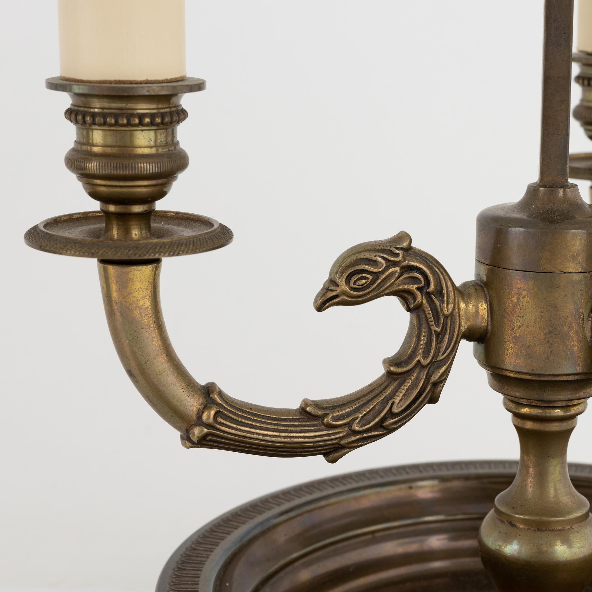 A pair of table lamps, mid 20th century.