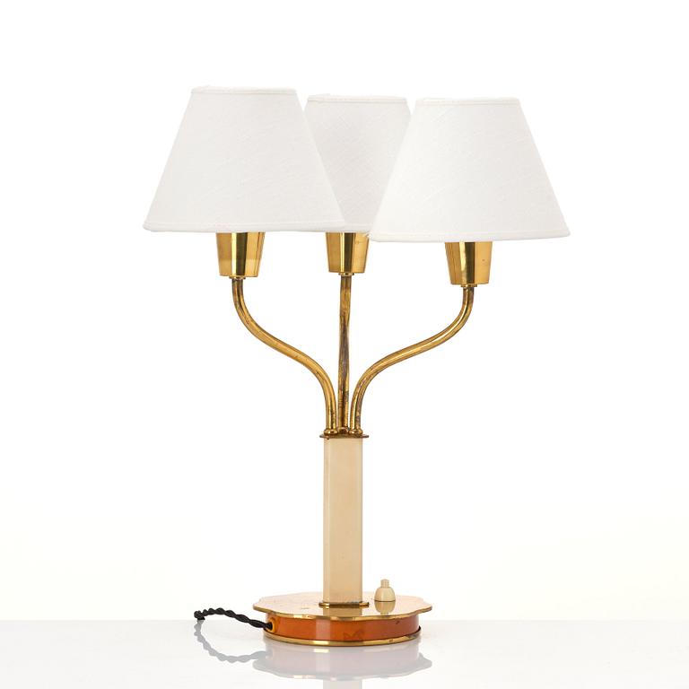 Harald Notini, a table lamp, model '15484', Arvid Böhlmarks Lampfabrik, Sweden, 1940s.