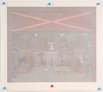 WOLFGANG HUTTER, litografier, 17 st, ur "Trollflöjten", sign o numr.