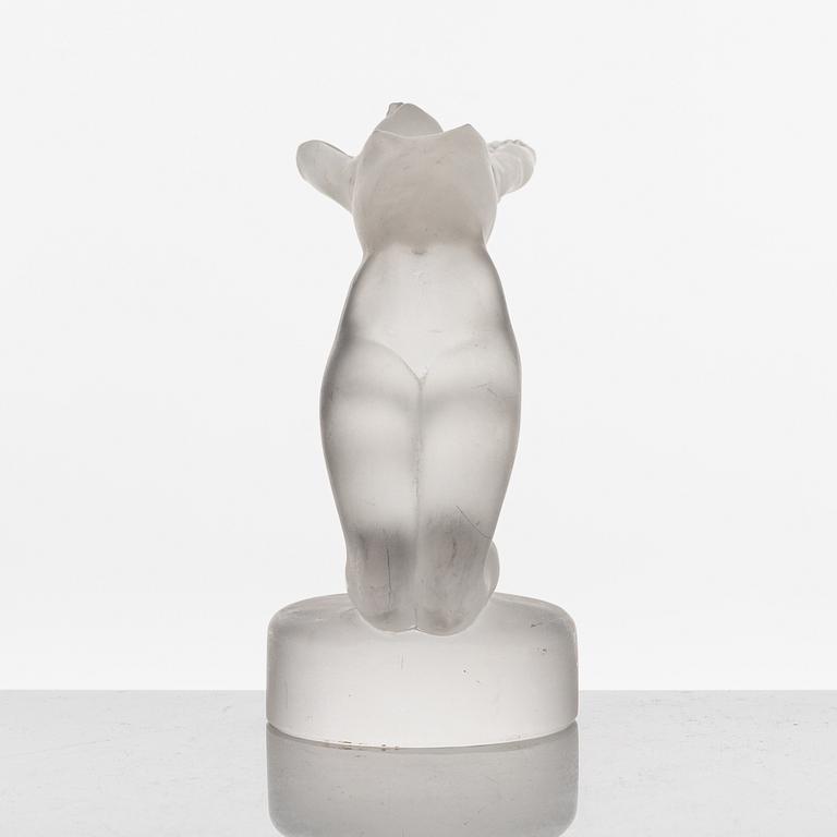 Lalique, skulptur / kylarprydnad, glas.