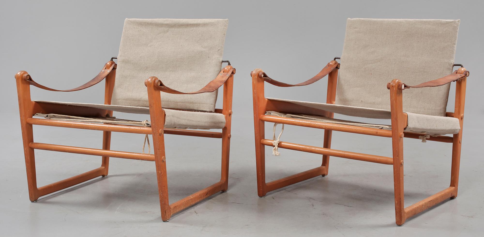 FÅTÖLJER, ett par, "Cikada", Bengt Ruda, IKEA, 1960-tal.