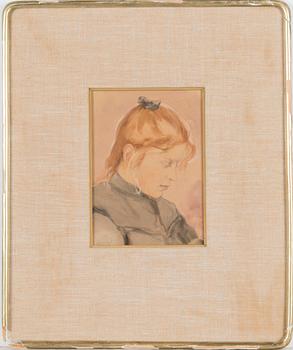 Fredrik Ahlstedt, Tytär Margareta, vuonna 1900.