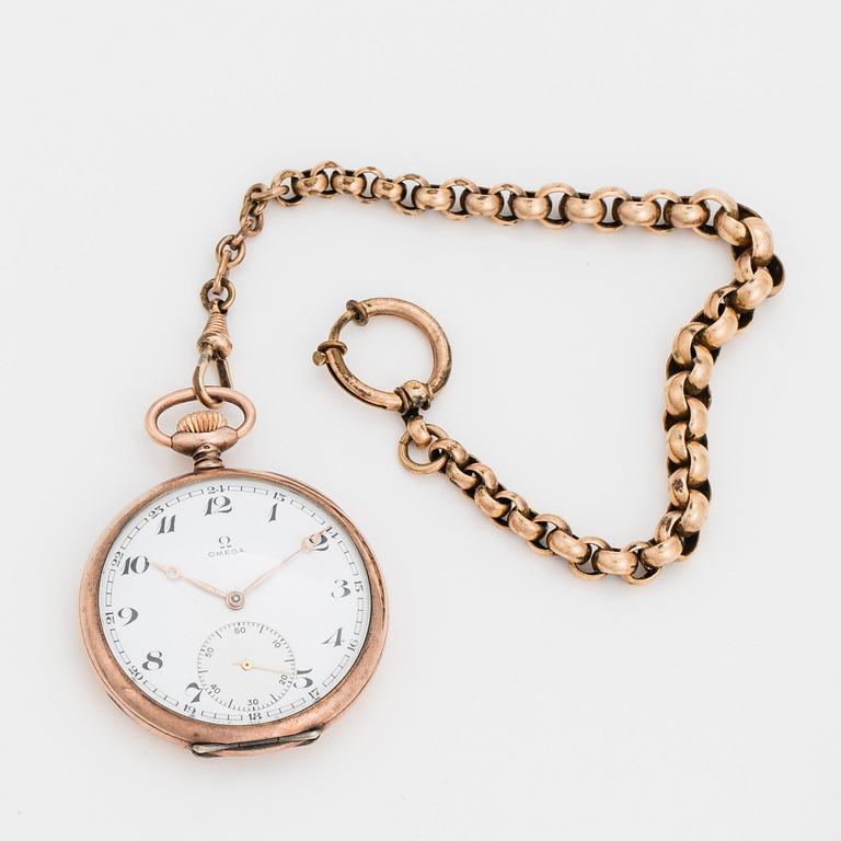 OMEGA, pocket watch, 49 mm,