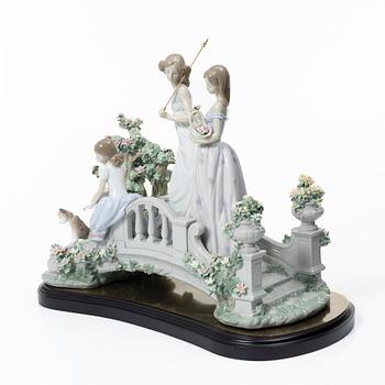 Marco Antonio Noguerón, figurine, "Bridge of Love", Lladró, Spain.