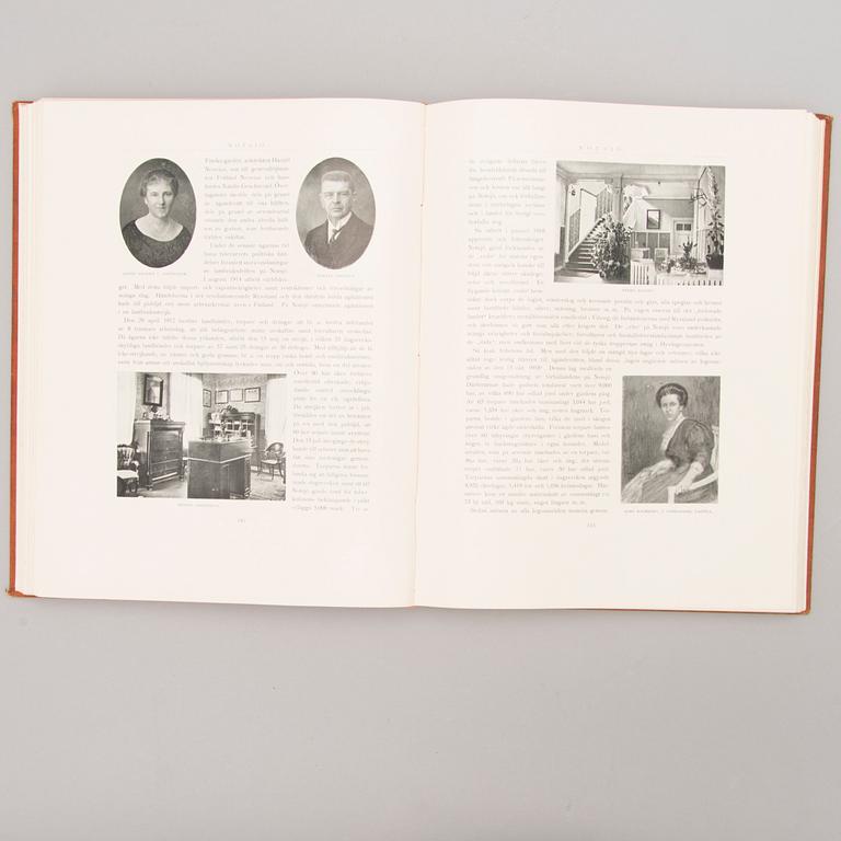 A three-volume book set about mansions in Finland "Herrgårdar i Finland", Helsinki 1928-29.