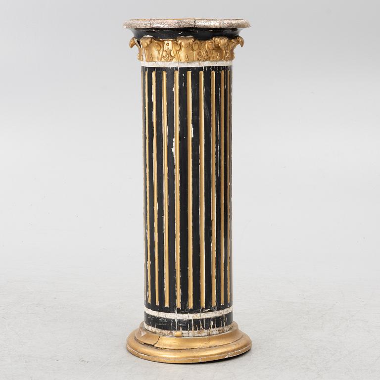 Piedestal, 1800-talets slut.