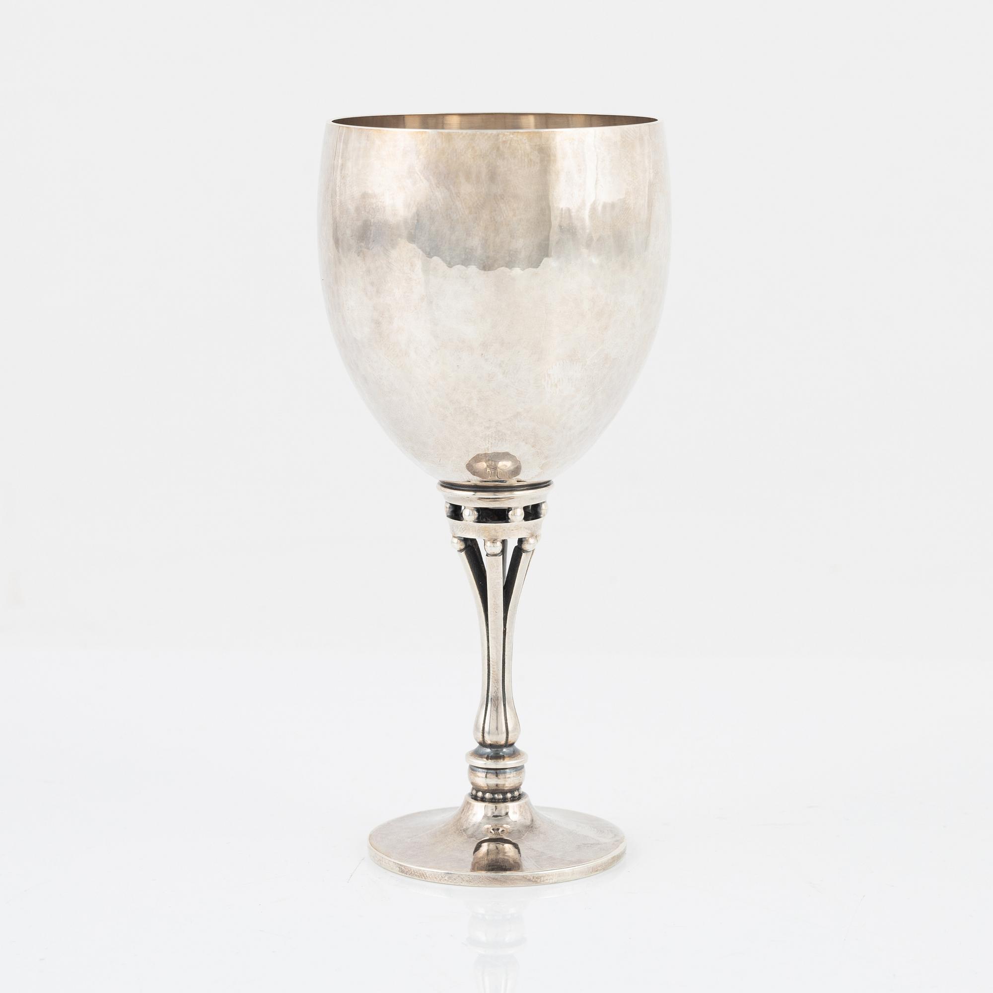 Harald Nielsen, bägare, modell 532A, Georg Jensen, Danmark.