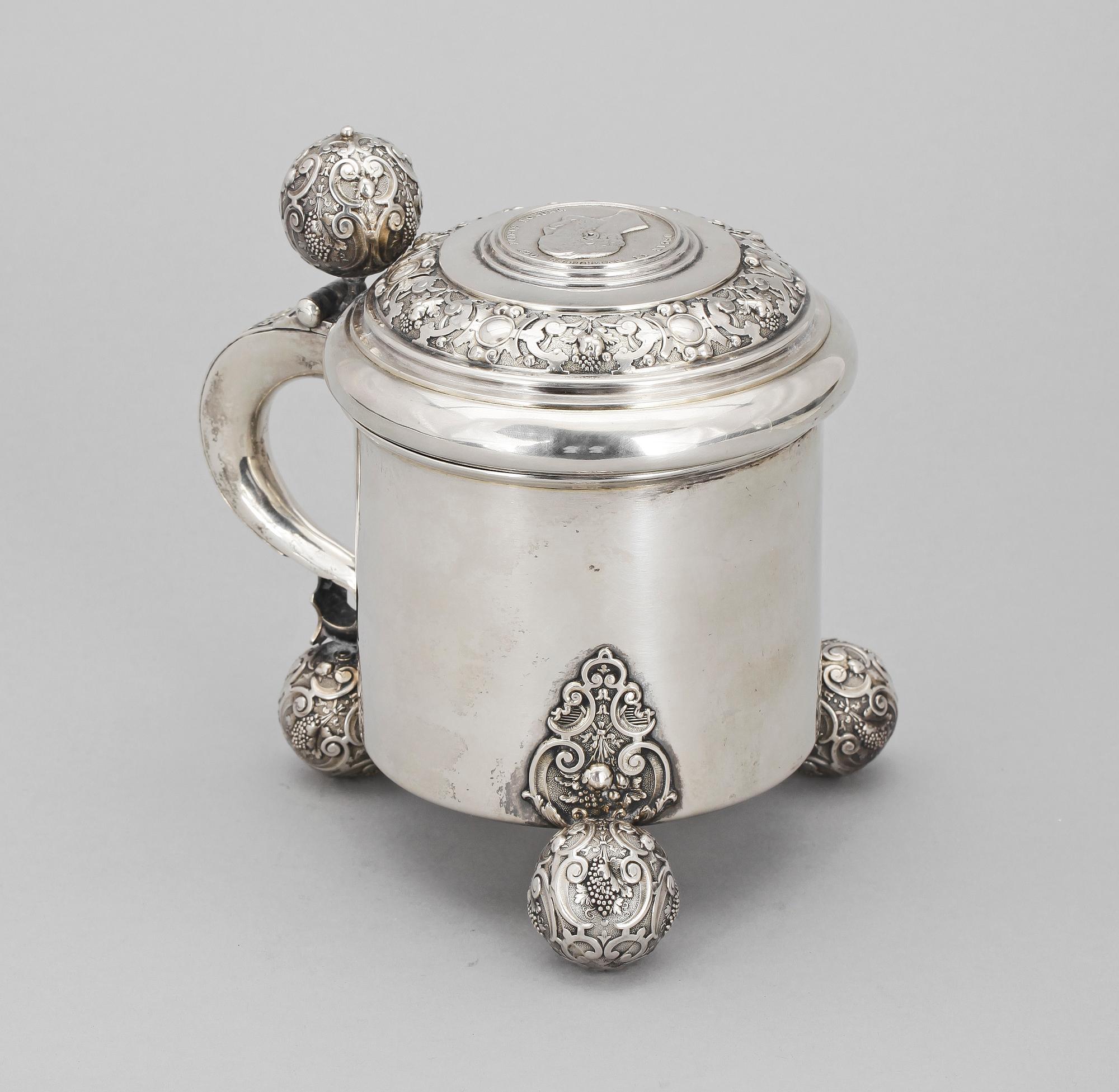 STOP, silver, barockstil, 1897. Ca 505g.